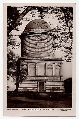 Hamilton The Mausoleum. Davidson Bros. RPPC Series 5031-5. Postmarked 1907 • £4