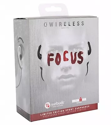 Yurbuds Focus Limited Edition 30002 Wireless Sport Earphones Black/Red  • $109.99