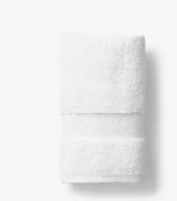 Restoration Hardware White 802 Gram Turkish Hand Towel And Bath Towel Set 2 Pcs • $58.50