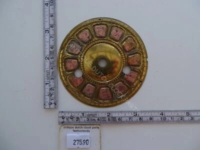 $26.50 • Buy Brass Dial Without Cabuchons Taken From German Schmid Mantel Clock