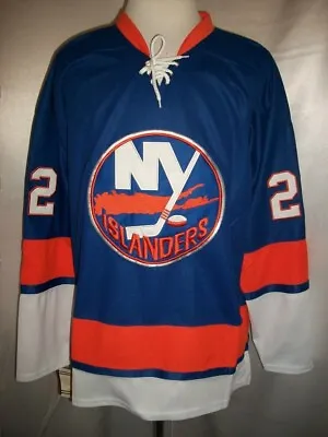 Mike Bossy New York Islanders Blue & White  1973-77 Throwback  CCM NHL Jersey • $119.99