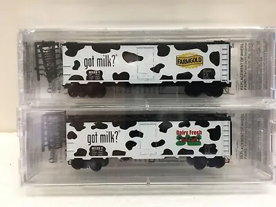 N Scale Micro Trains MTL Sp Run 03-111 Lowell Smith Got Milk? 2-Pack • $204.50