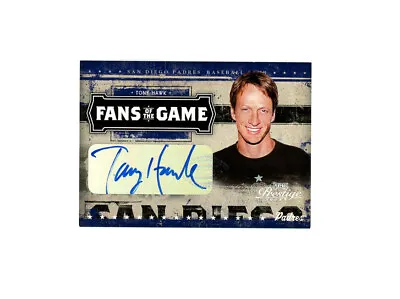 $600 • Buy 2005 Prestige Fans Of The Game SP TONY HAWK AUTO! San Diego Padres SKATEBOARDING