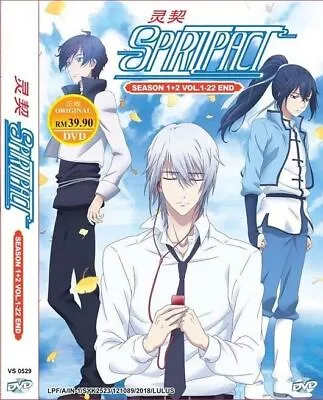 DVD Anime SPIRITPACT /Ling Qi Complete Series Season 1+2 (1-22) English Subtitle • £22.42