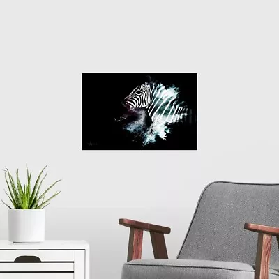 Wild Explosion Collection - The Zebra Poster Art Print Zebra Home Decor • $29.99