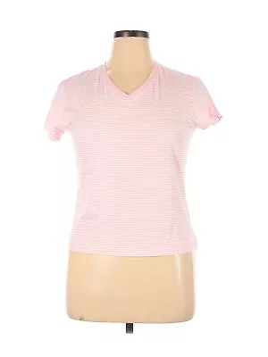 Mossimo Women Pink Short Sleeve T-Shirt XL • $13.74