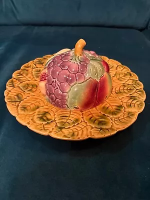 Beautiful French Majolica Dish - Excellent Condition • £25