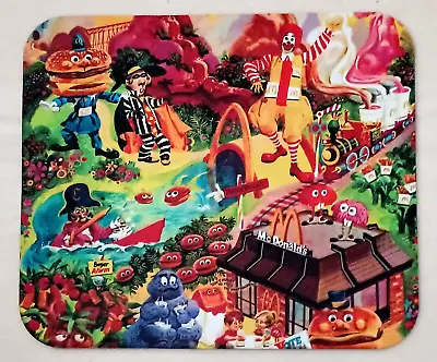 McDonald's Land Restaurants Fast Food Employee Mouse Pad NOS New 2023 • $15.99