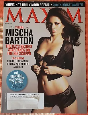 Maxim Magazine January 2008 Mischa Barton Cover • $2.99