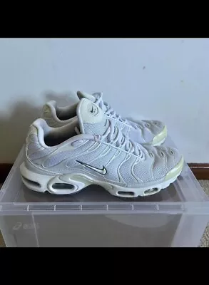 Size 9.5- Nike Air Max Plus White • $100