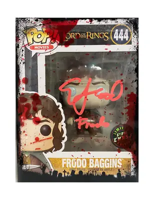 Lord Of The Rings Frodo Funko Pop #444 Signed By Elijah Wood Authentic + COA • £230