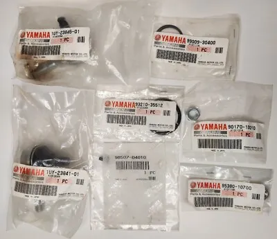 Yamaha Genuine OEM 7 Parts Lot ATV 4 Wheeler Univ Joint Nuts O Ring Circlip NEW • $15