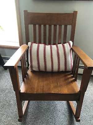 20 X13  Ticking Stripe Rectangle Throw Pillow Red/Cream - Hearth & Hand Magnolia • $29.95