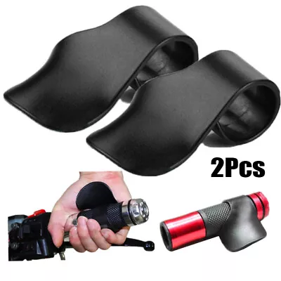 2x Universal Motorcycle Motorbike Grip Throttle Assist Wrist Cruise Control Rest • £4.39