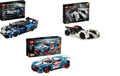LEGO TECHNIC 42077+42137+42123 Formula E Porsche+ Rally Car+McLaren Senna Used • $189