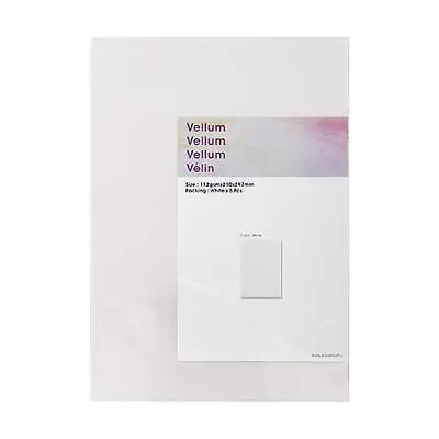 Hobby & Crafting Fun A4 Vellum Paper - 5pcs White #2203 • £3.49