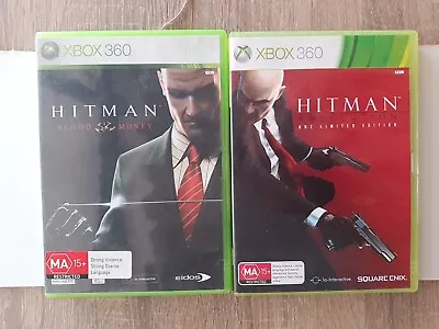 Hitman Absolution & Hitman Blood Money MA15+Xbox 360 Gc • $20