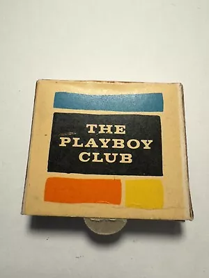 THE PLAYBOY CLUB / Advertising Matchbox With Wood Matches / Not Matchbook • $12.99