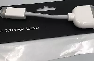 APPLE BRAND: WHITE Video Mini-DVI (M) To VGA ADAPTER (F) - M9320GA • $7.46