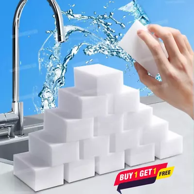 Melamine Sponge 50pcs  Magic Sponge Eraser Eraser  Cleaning Tools 10*6*2cm • $18.99