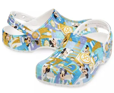 Disney 50th Anniversary Mickey Mouse Crocs Clog Women’s 8 Men’s 6 New • $65