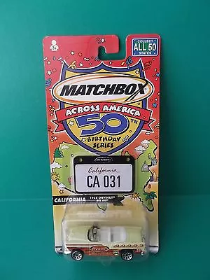  Matchbox Across America California 1955 Chevrolet Bel-Air NIP • $9