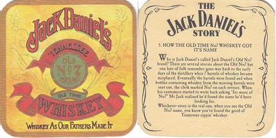 $4.99 • Buy Jack Daniels - The Jack Daniels Story No 5 Square Coaster Beermat 111mm X 111mm