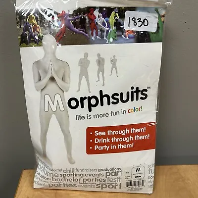 Morphsuits White Morph Original Party Costume NEW Size Medium Halloween • $17.99