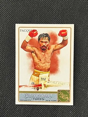 $20 • Buy 2011   MANNY PACQUIAO  Boxing Topps Allen & Ginter  #262