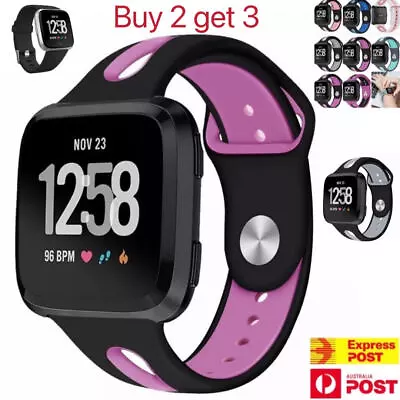 Replacement Strap For Fitbit Versa 2 / Versa / Versa Lite Silicone Watch Band • $8.99