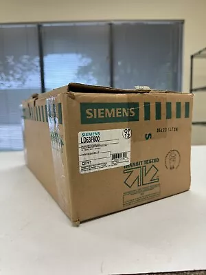 New In Box Siemens LD63F600 600 Amp 3 Pole 600 Volt 600 Amp Trip Breaker • $2000