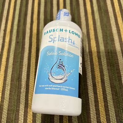 Bausch + Lomb SPLASH SALINE SOLUTION 355ML Acc660 • $24