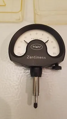 Mahr  Zentimess ± 25μm 0.01 Mm Micron Meter Indicator • $69.95