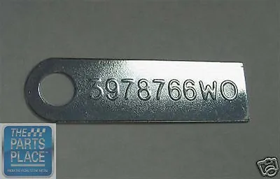 1970-71 Oldsmobile Cutlass M 22 Muncie Transmission Tag 3978766WO • $27.99