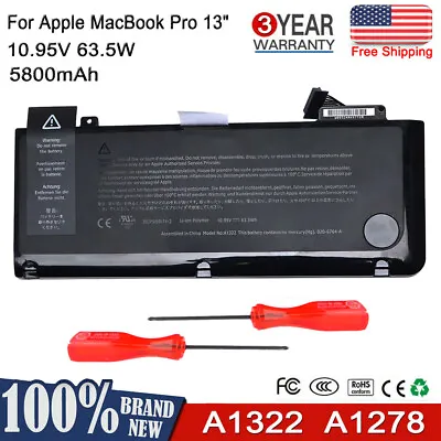 OEM Battery A1322 For Apple Macbook Pro 13  A1278 Mid 2009 2010 2011 2012 • $32.90