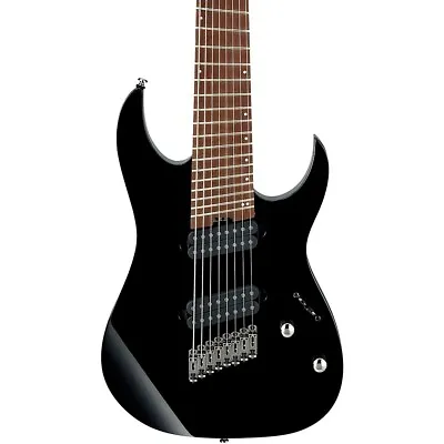 Ibanez RGMS8 Multi-Scale 8-String Electric Guitar Black • $699.99