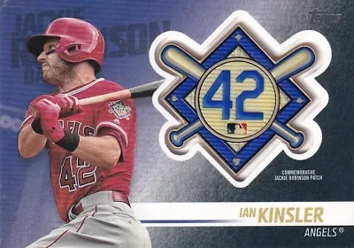 Topps 2018 Update Series Ian Kinsler #jrp-ik Jackie Robinson Day Patch Relic • £9.99