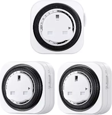 Megacube Mechanical Indoor Timer Socket Switch24 Hour Programmable Energy Savi • £5.99