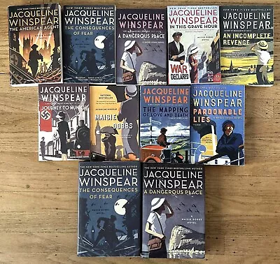 Jacqueline Winspear ~ Choose Your Maisie Dobbs Series Books ~ Combined Shipping • $2.99