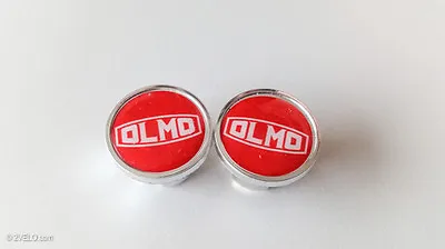 Vintage Style OLMO Handlebar End Plugs Red • $8.90