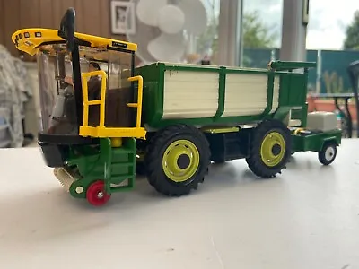 Britains.farm.1:32.mb Trac Potinger.tractor.harvester.feed Wagon & Fuel Trailer • £79.99