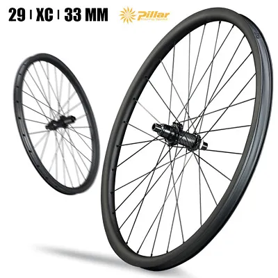 29in XC MTB Carbon Wheels Tubeless Ready Wheelset Disc Brake BOOST For HG XD MS • $382.99