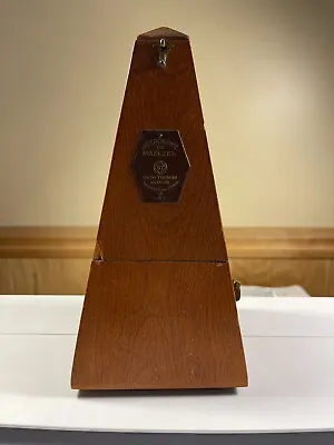 Vintage Seth Thomas Wood Metronome De Maelzel Working • $49.95