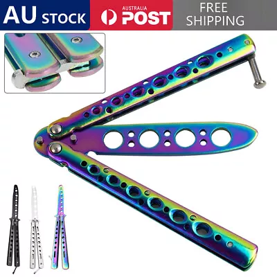 CSGO All Color Butterfly Comb Knife Metal Folding Practice Trainer Training Tool • $7.50