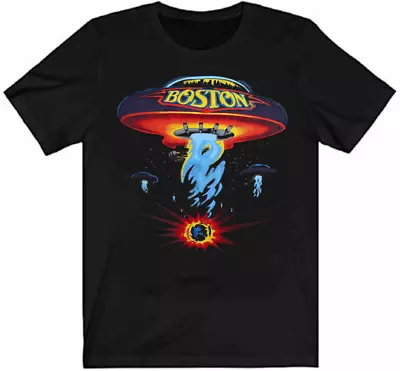 Vintage 1987 Boston Rock Band US Concert Black Unisex S-5XL T-Shirt PN21 • $6.89