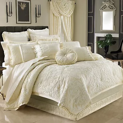 J Queen Marquis Ivory 4-Piece Comforter Set In King- Final Sale • $269.99