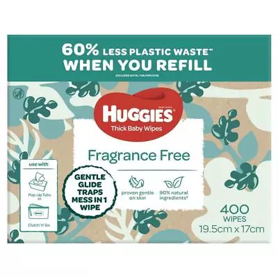 Huggies Fragrance Free Wipes 400 Pack • $17.99