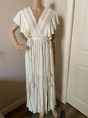 NWT Baltic Born Cream Boho Maxi Dress XXL • $29.99