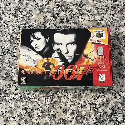 N64 Nintendo 64 Golden Eye 007 Video Game Box Only Free Shipping • $36.80