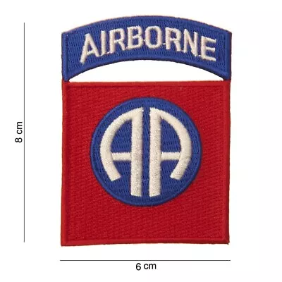 82nd Airborne Patch WW2 Repro US Badge AA Uniform Insignia Army Military USA • £4.99